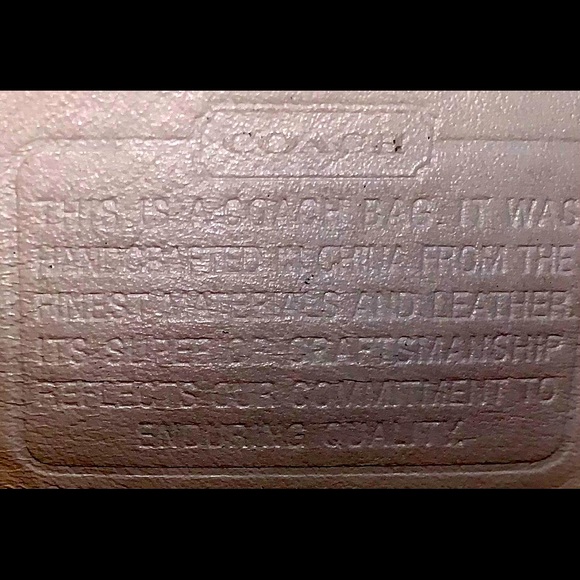 WOMENS AUTHENTIC COACH PURSE - Picture 2 of 7